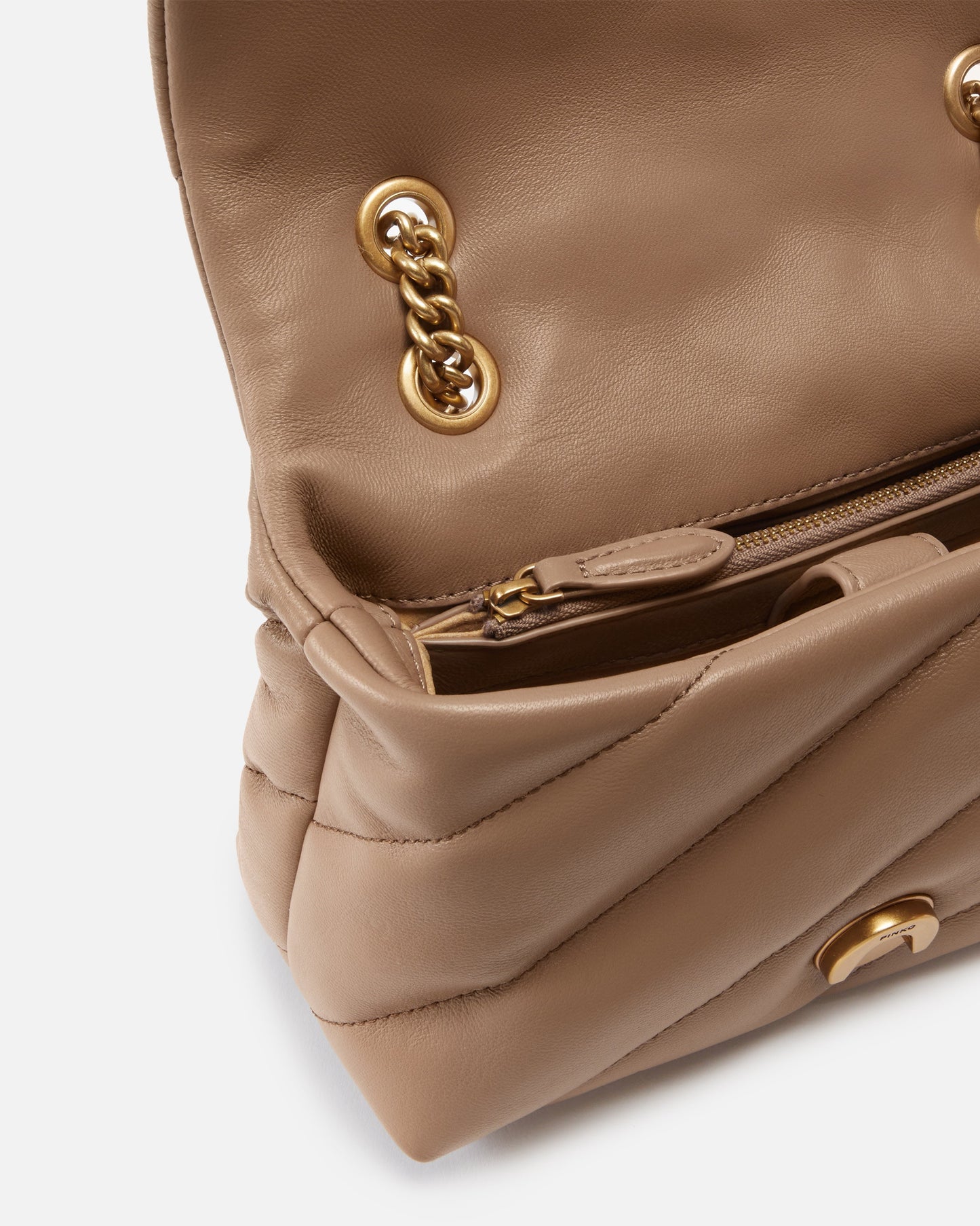 Small shoulder bag Love Bag Puff Maxi Quilt
