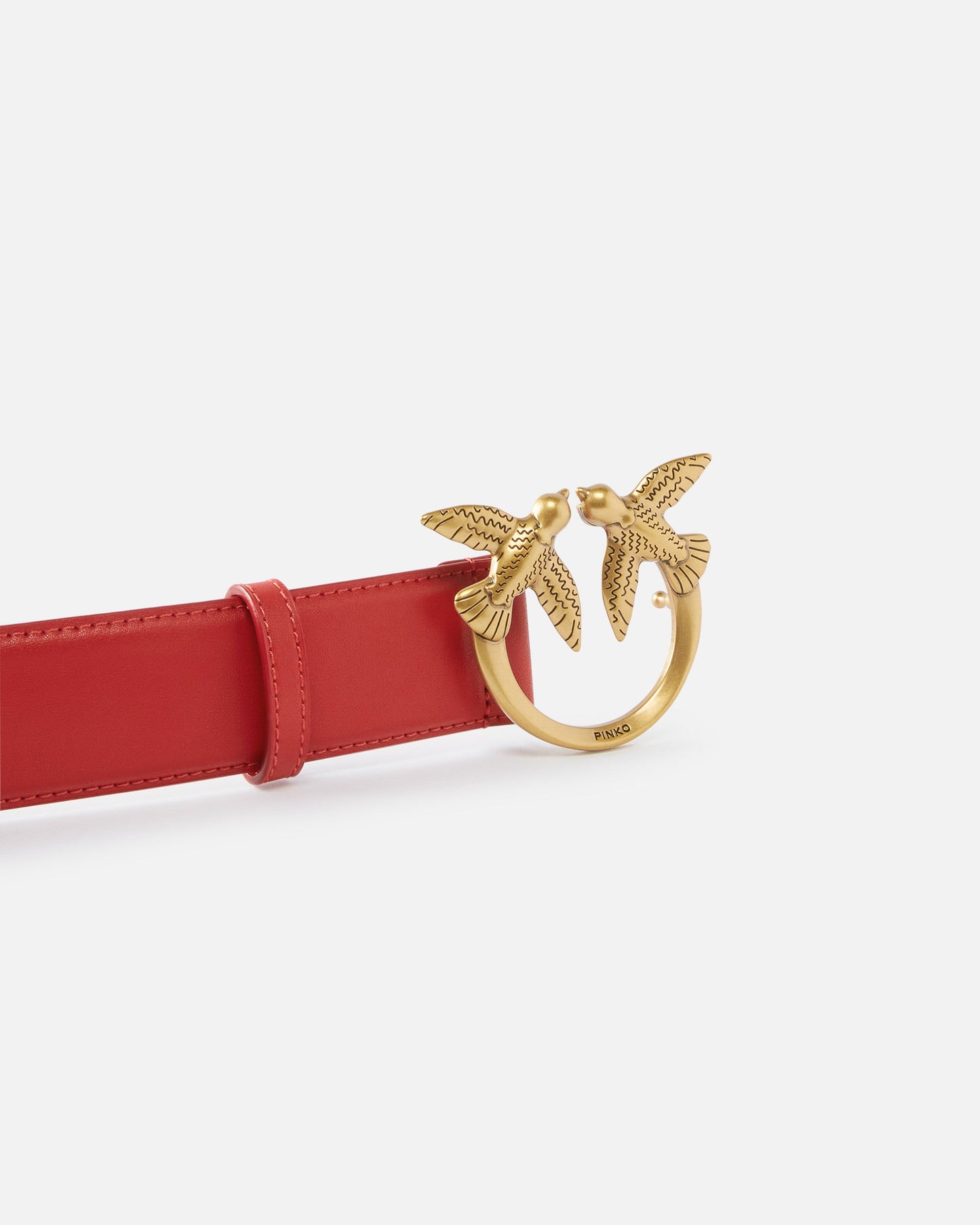 Love Birds high leather belt 4cm