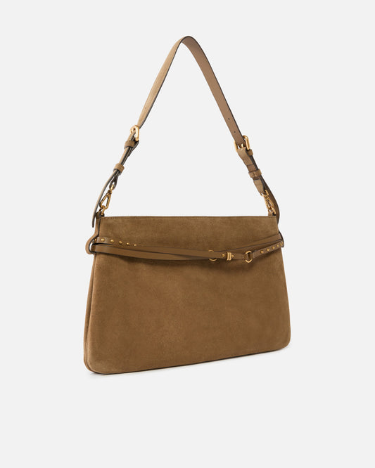 Belt Bag Big large shoulder bag in suede