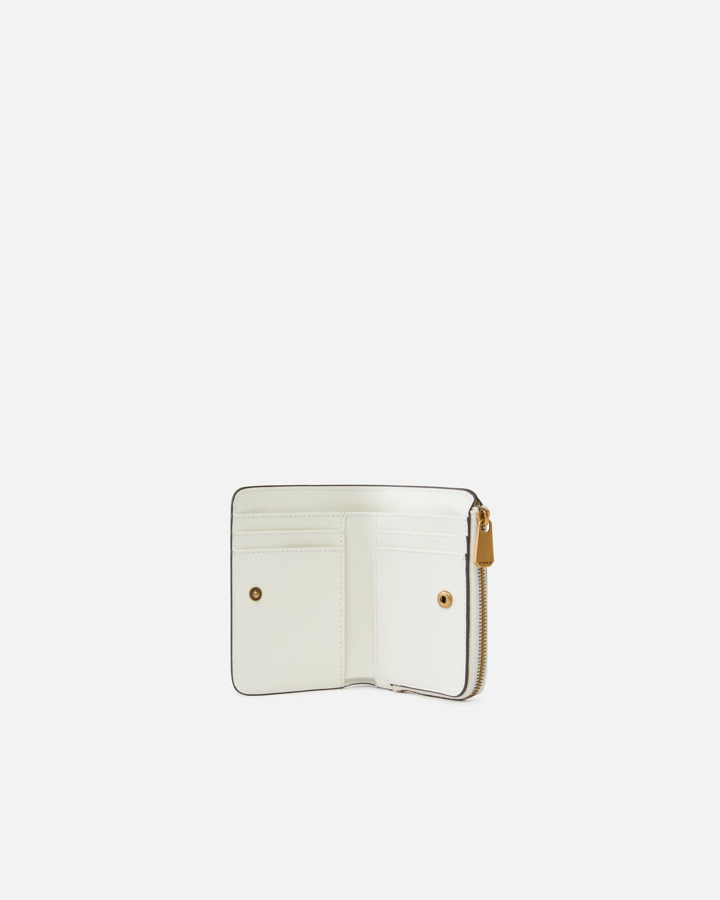 Mini wallet in leather with Love Birds
