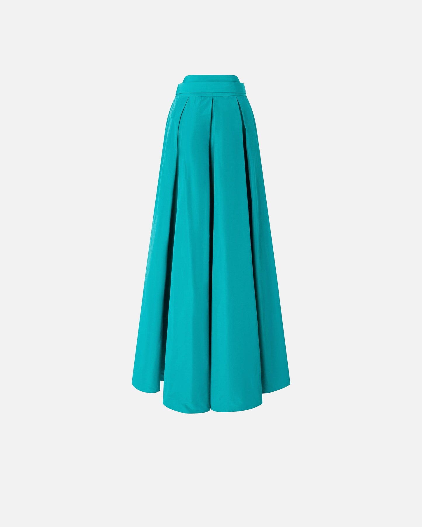 Long wrap skirt with bow