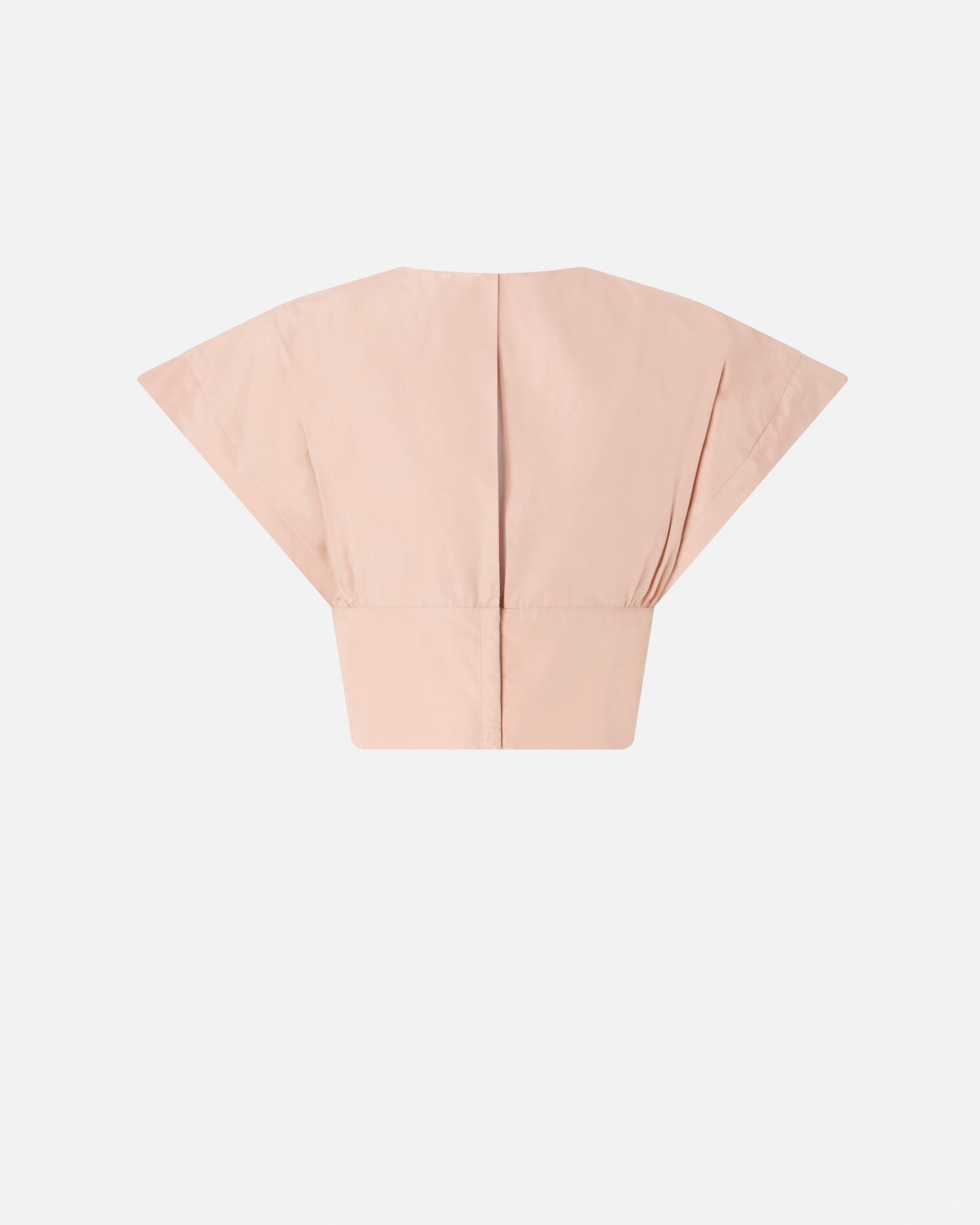 Crop top with wide sleeves