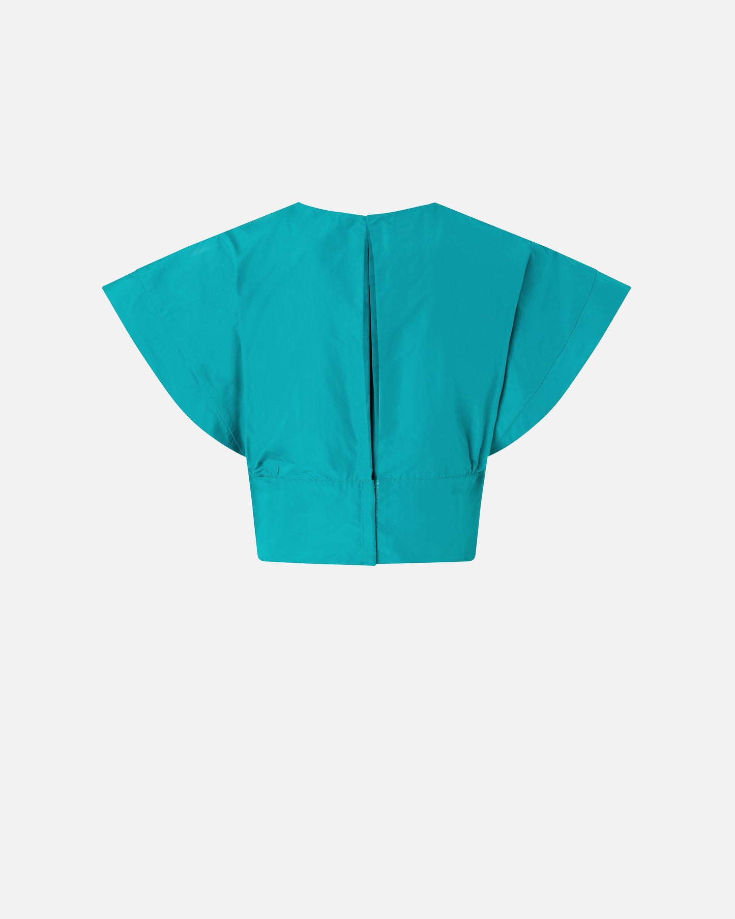Crop top with wide sleeves