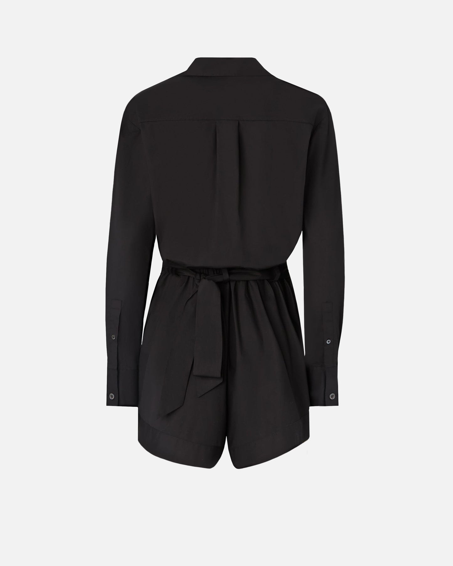 Playsuit in cotton with Love Birds belt