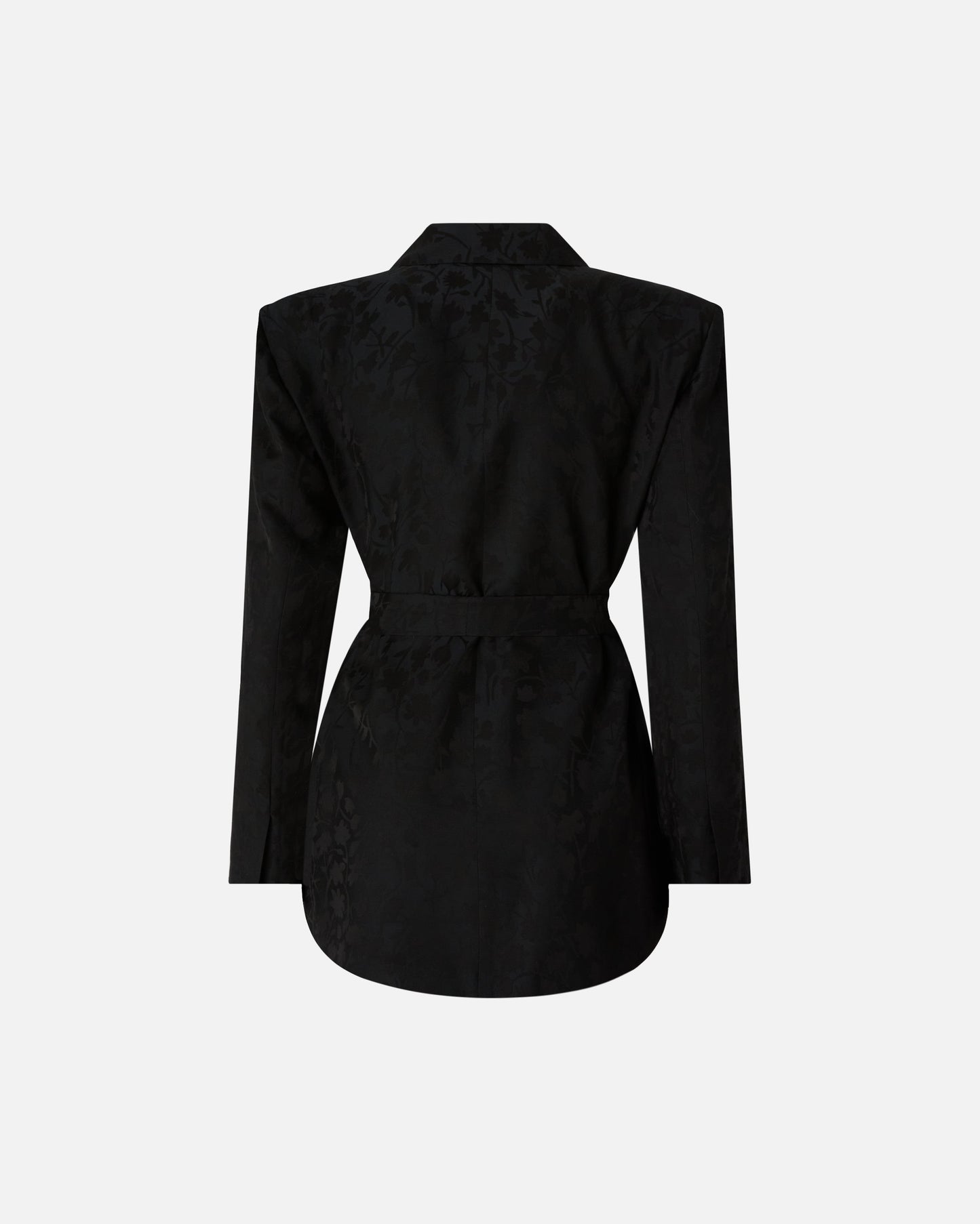 Floral jacquard kimono jacket