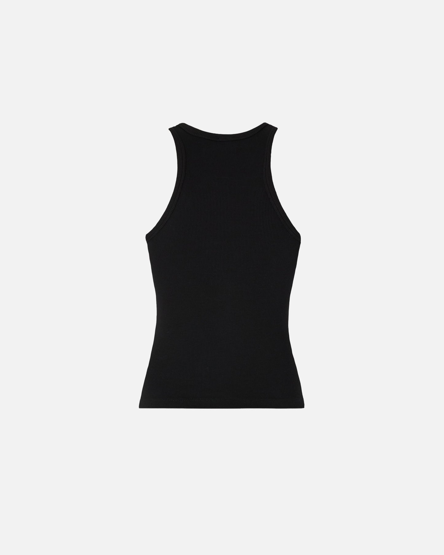 Ribbed vest top with logo