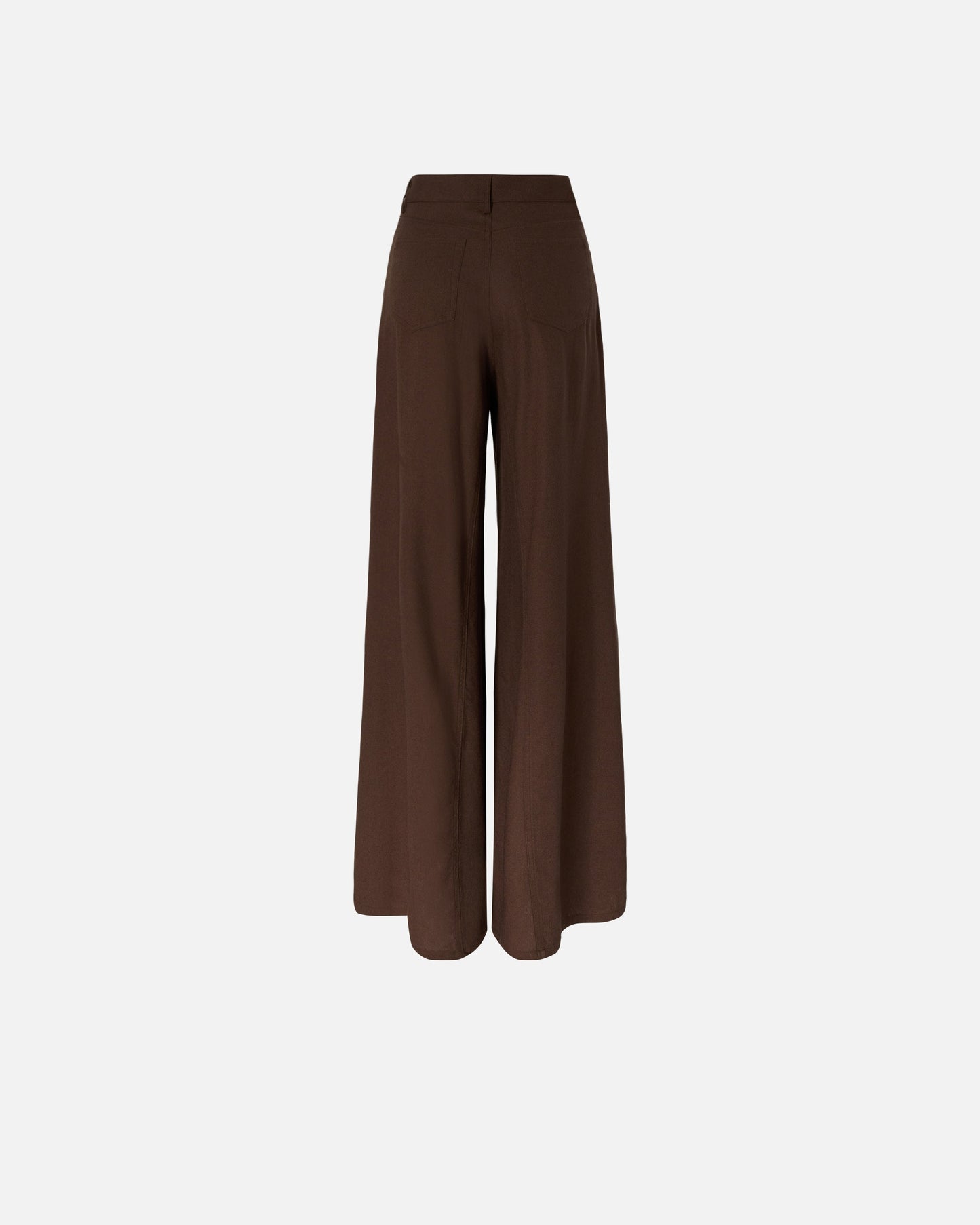 Wide leg linen trousers