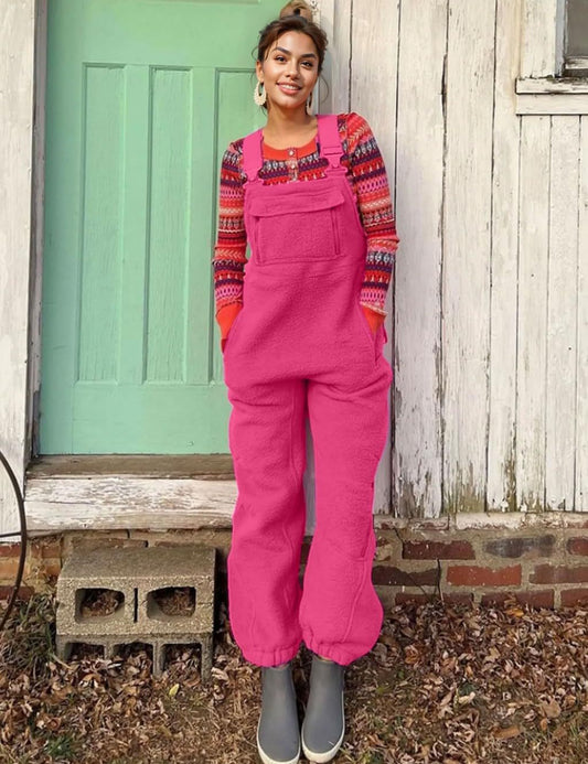 Heißer Verkauf Damen-Fleece-Overall warm, locker, lässig (2 kaufen, kostenloser Versand)