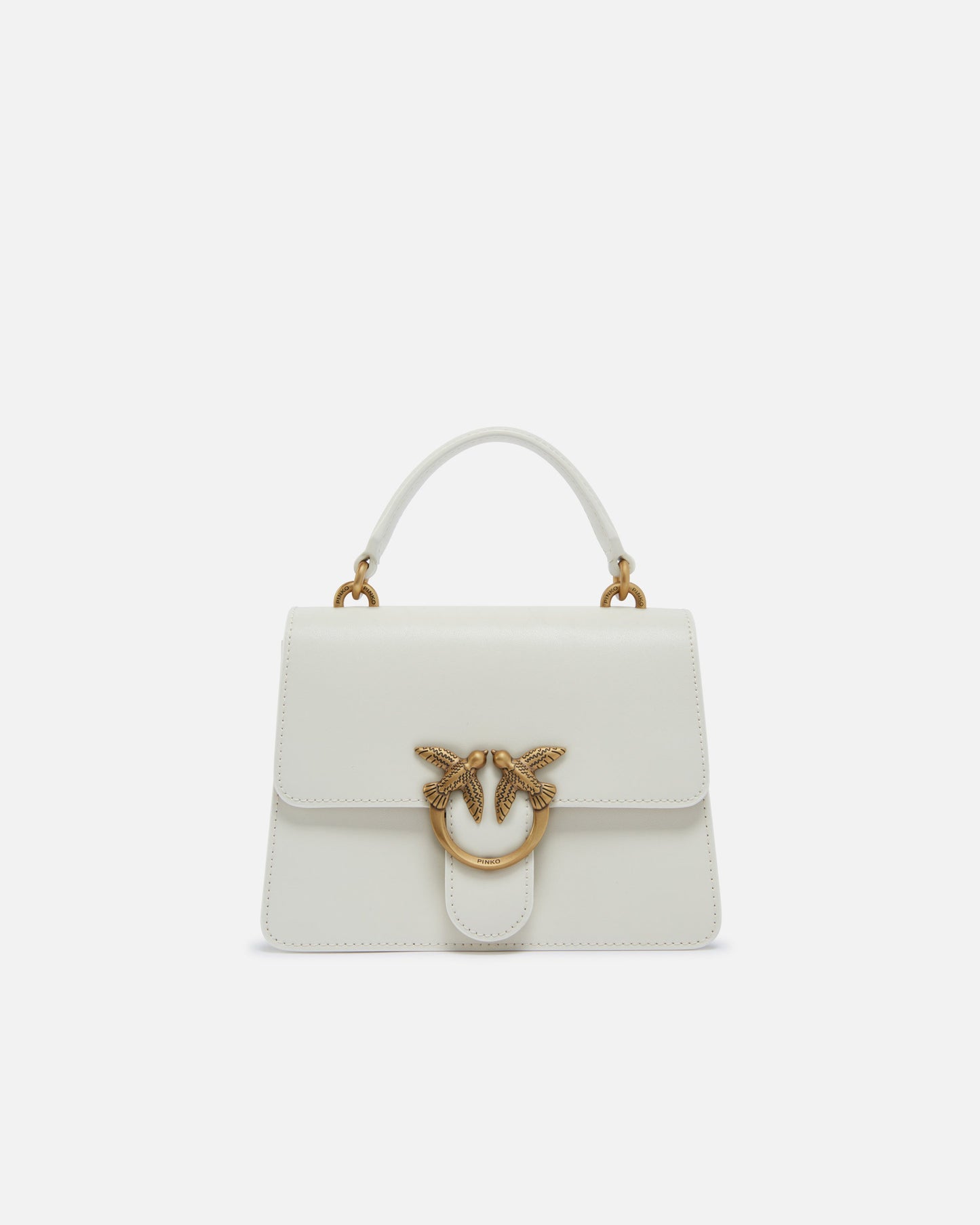 Mini handbag Love Bag Top Handle in leather