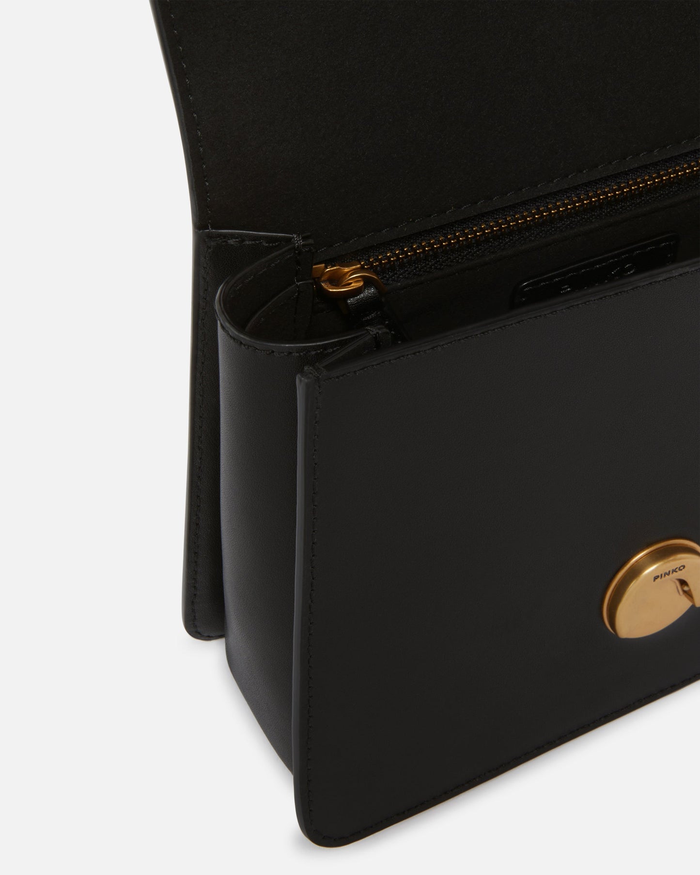 Mini handbag Love Bag Top Handle in leather