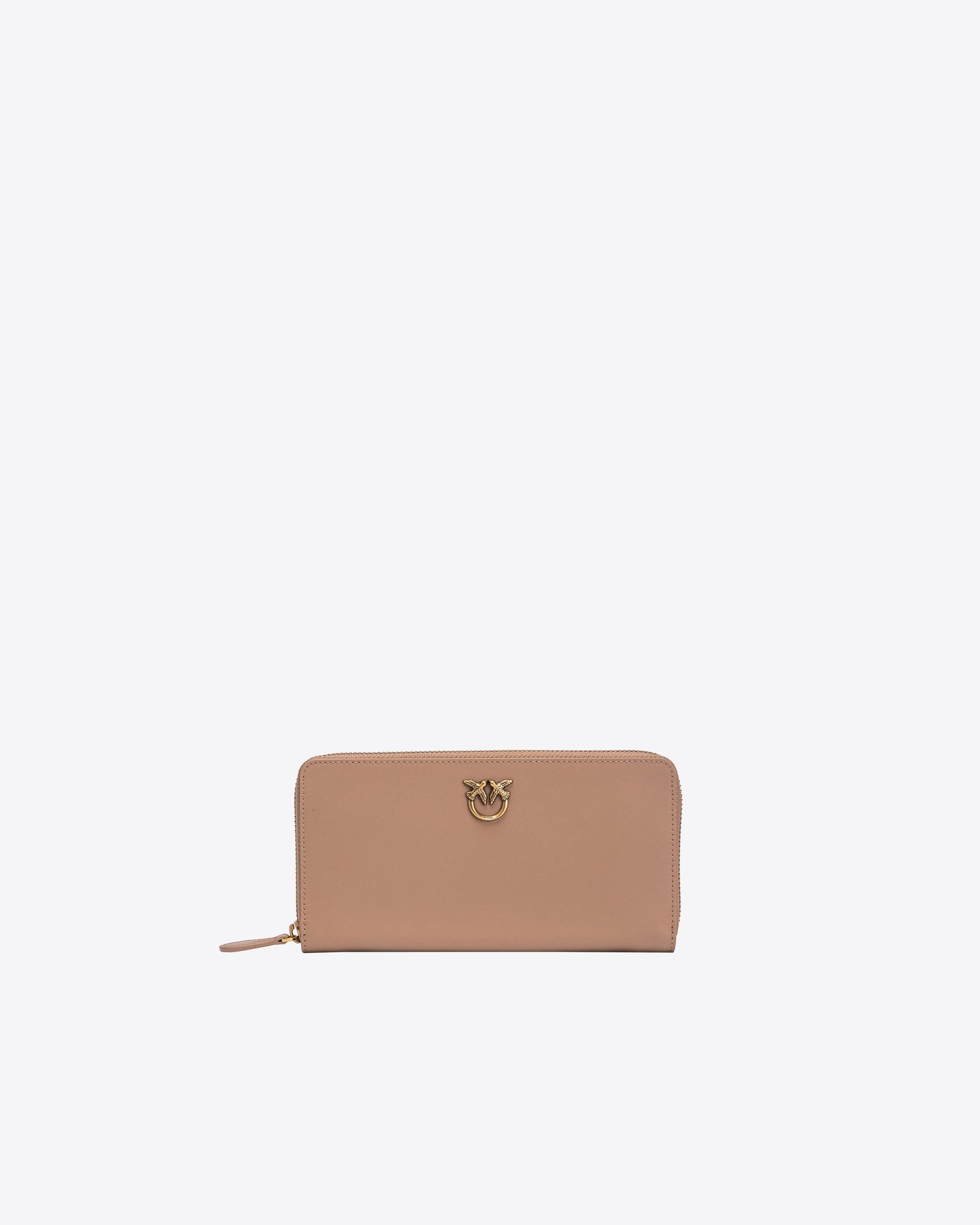 Zip-around leather purse
