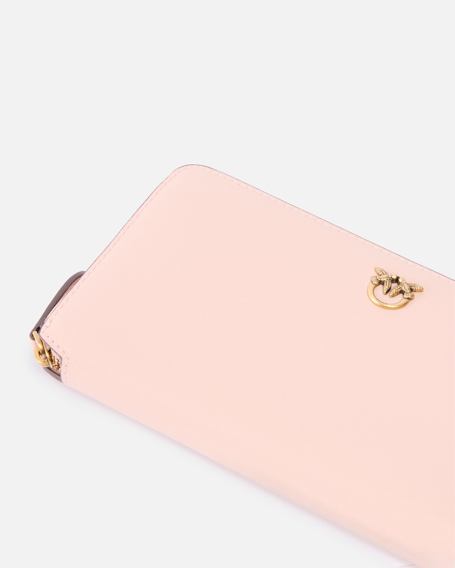 Zip-around leather purse