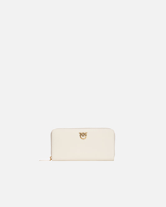 Zip-around leather purse