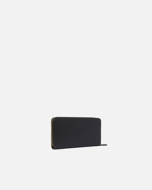 Zip-around leather purse
