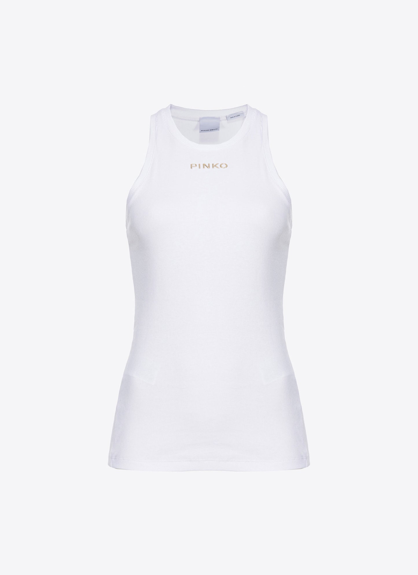 Ribbed top with logo