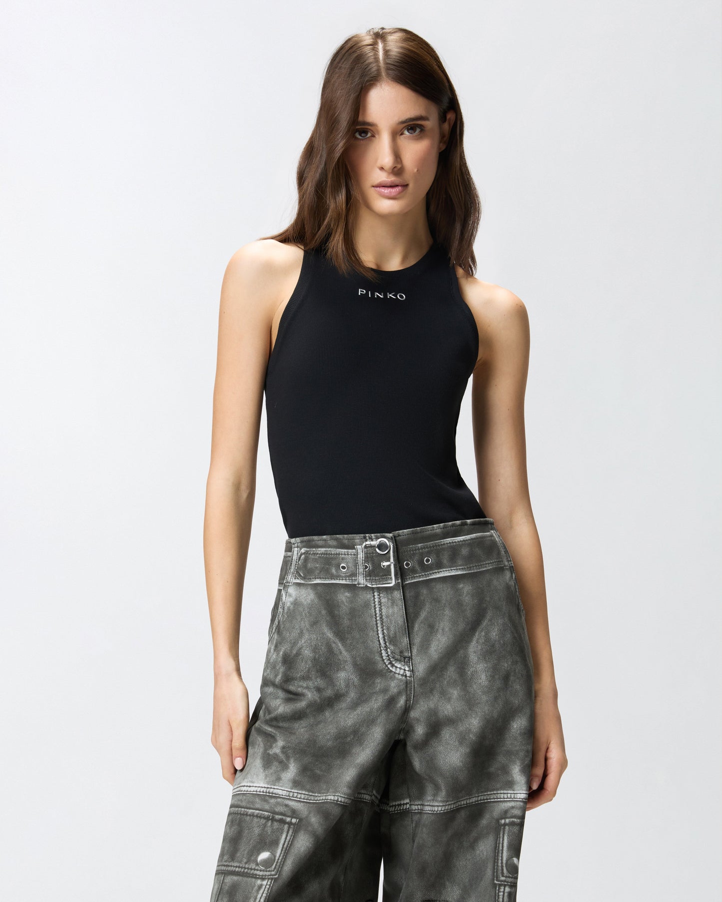 Ribbed vest top