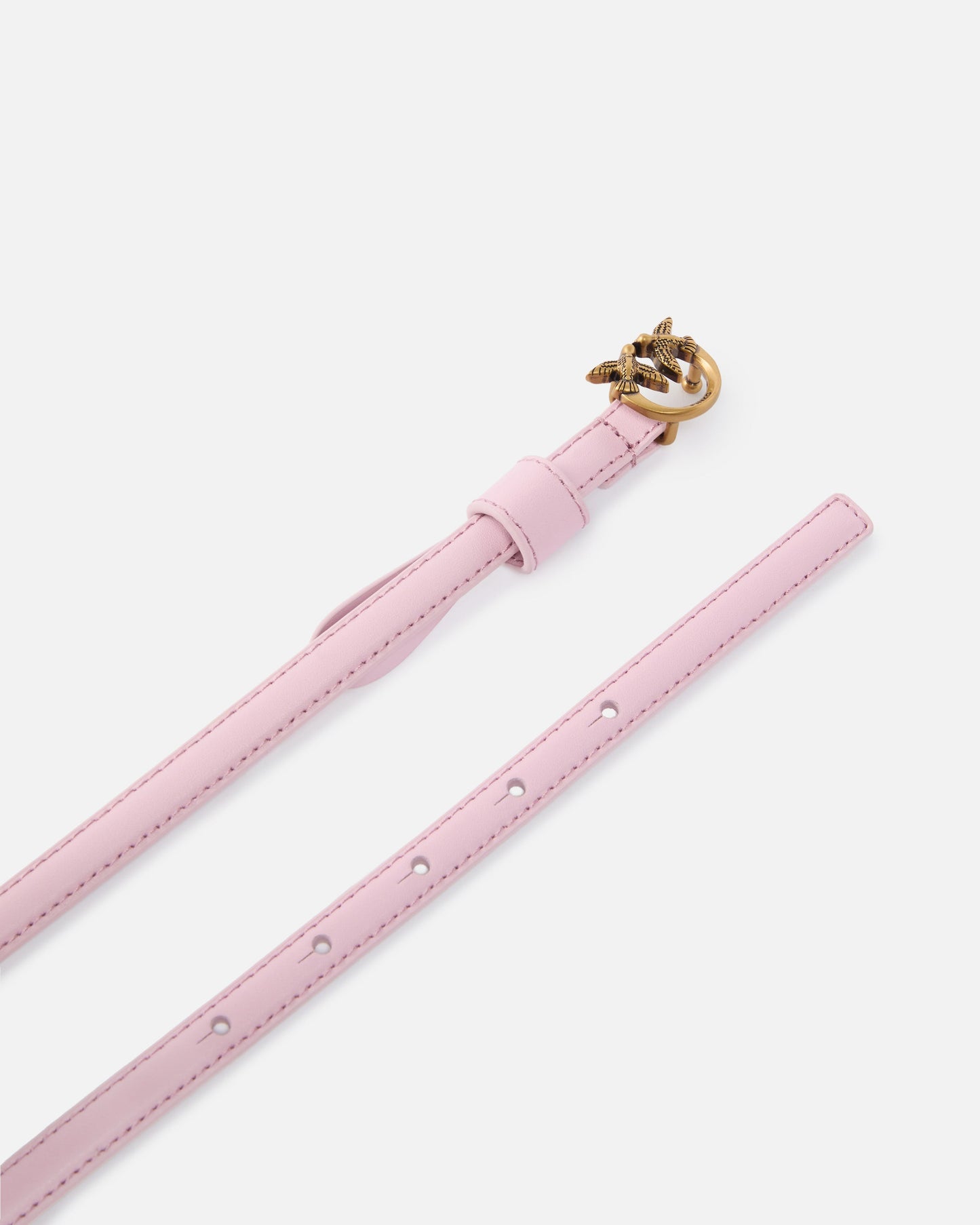 Thin belt with Love Birds buckle, 1cm