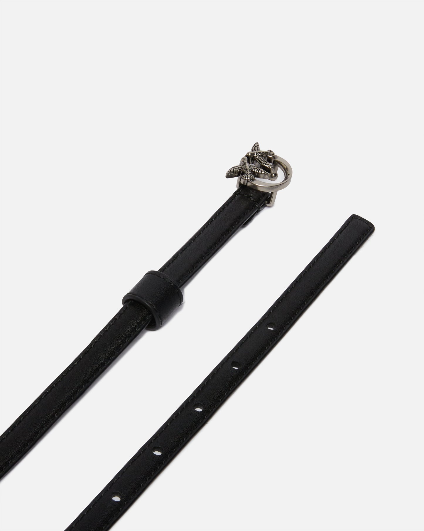 Thin belt with Love Birds buckle, 1cm