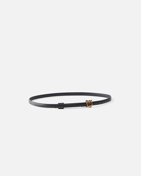 Thin belt with Love Birds buckle, 1cm