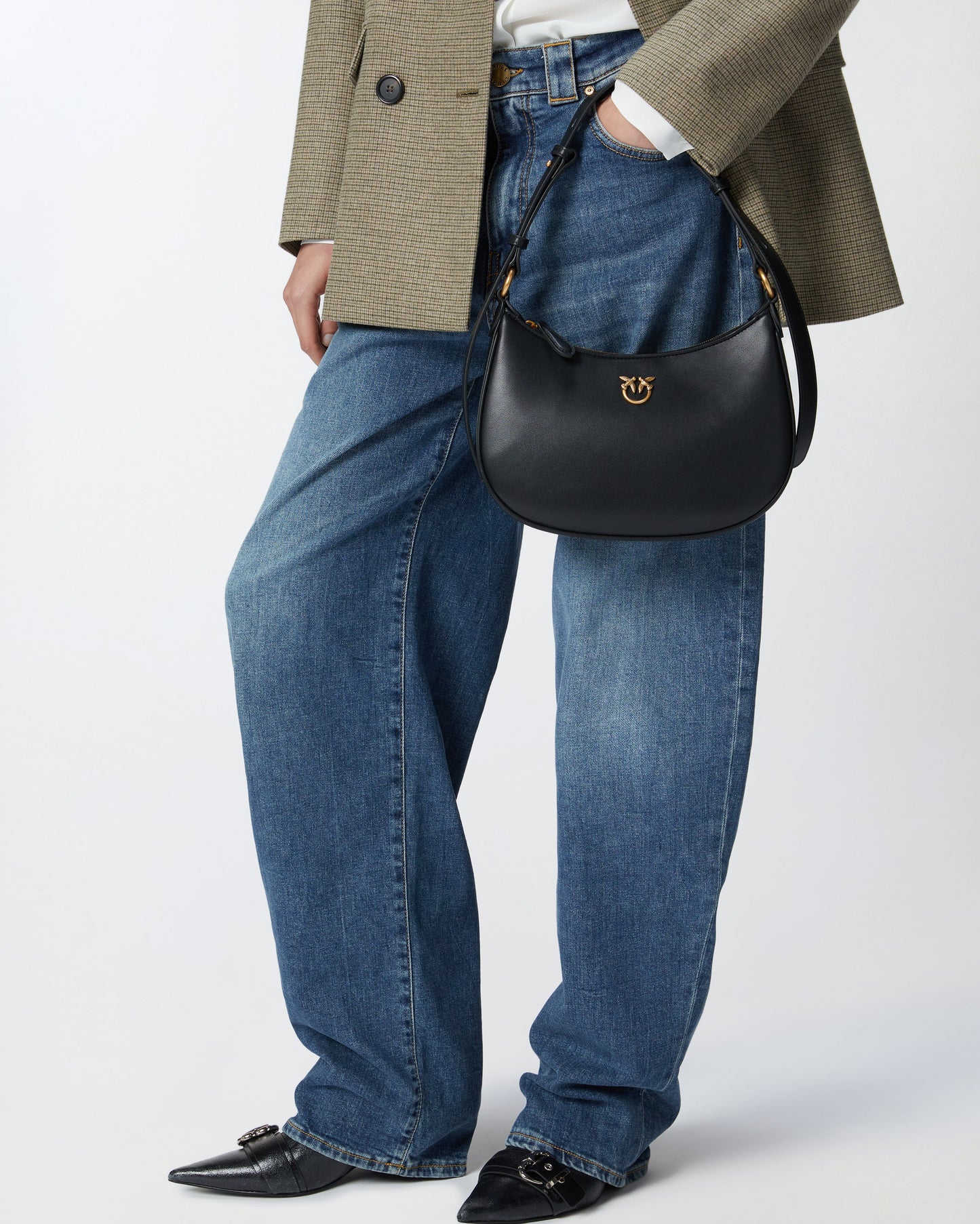 Small shoulder bag Love Bag Half Moon Simply