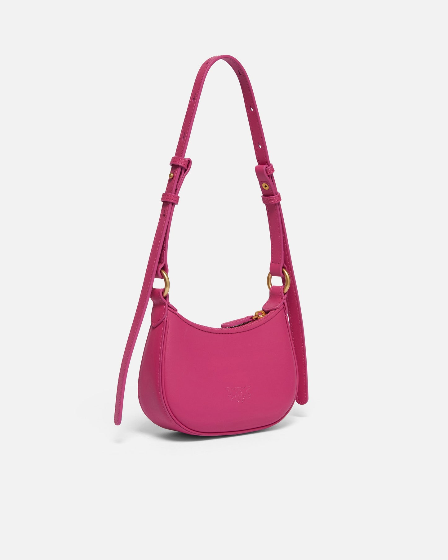 Half Moon baby leather shoulder bag