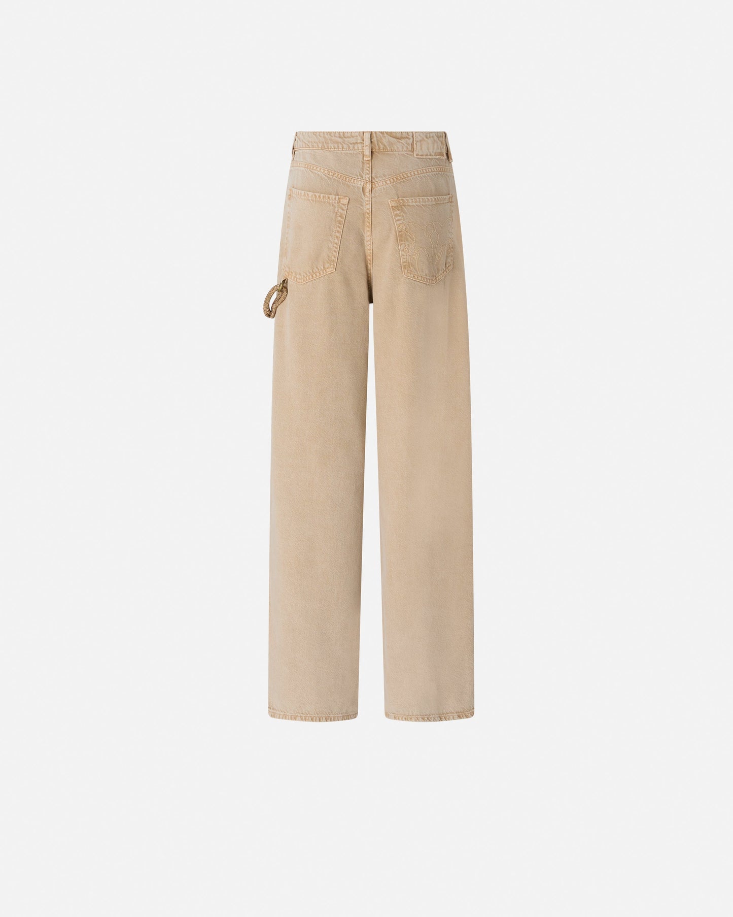 Jeans with jewel cord