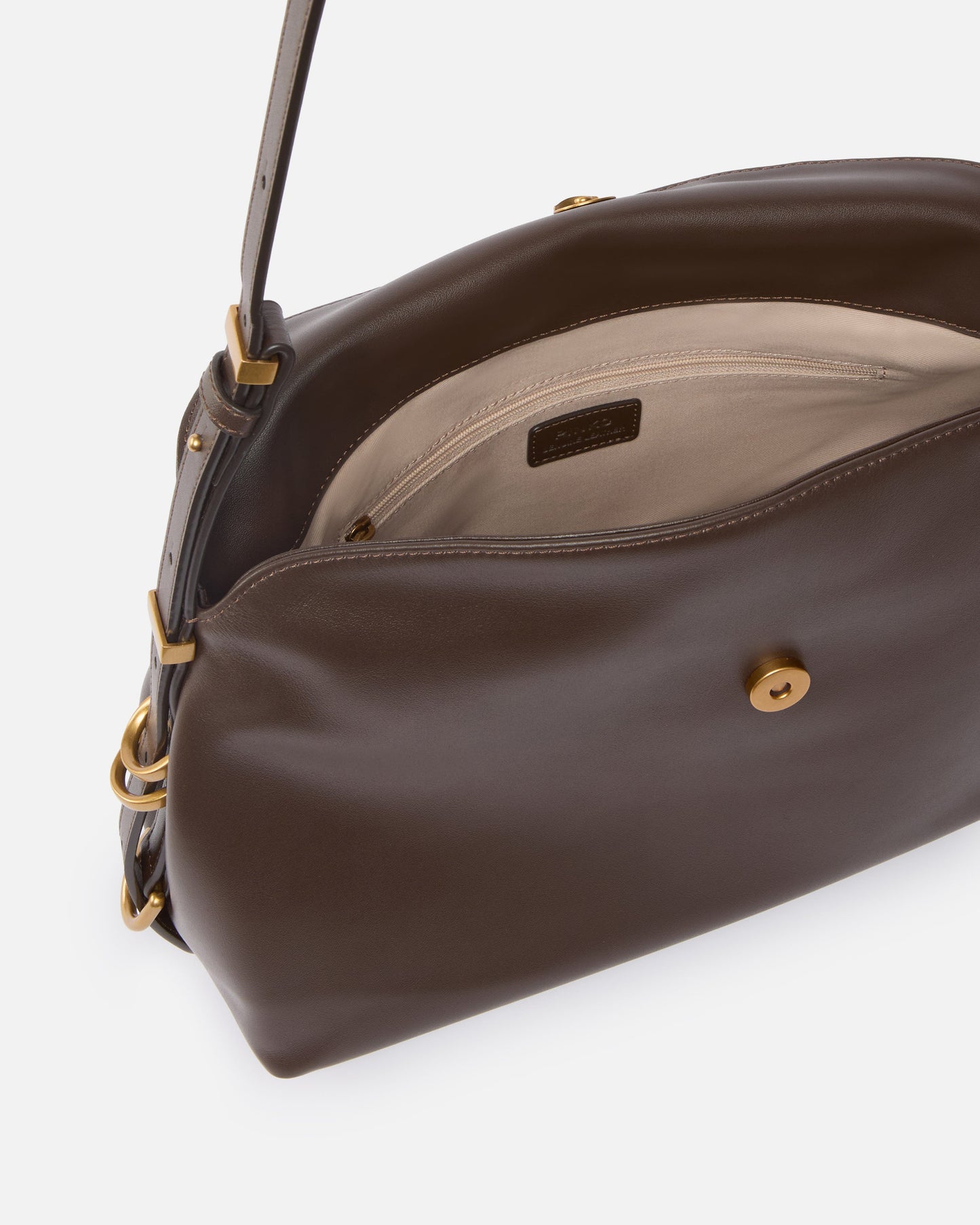 Medium leather Saddle Bag shoulder bag