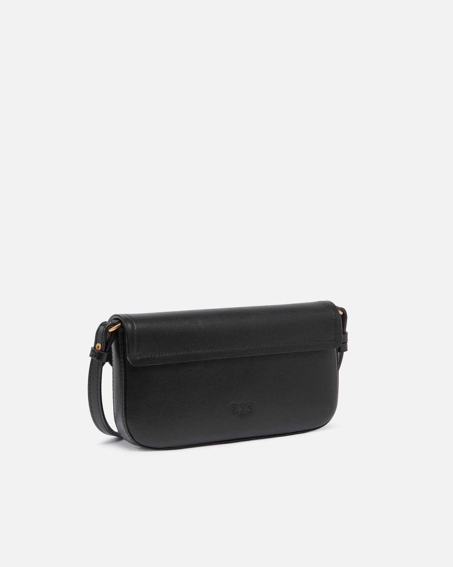 Saddle Flat medium shoulder bag in leather