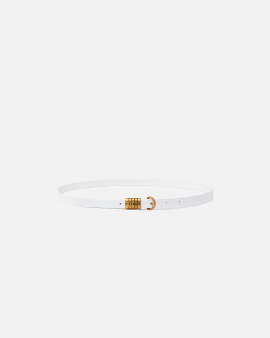 1.2-cm belt with logo lettering logo