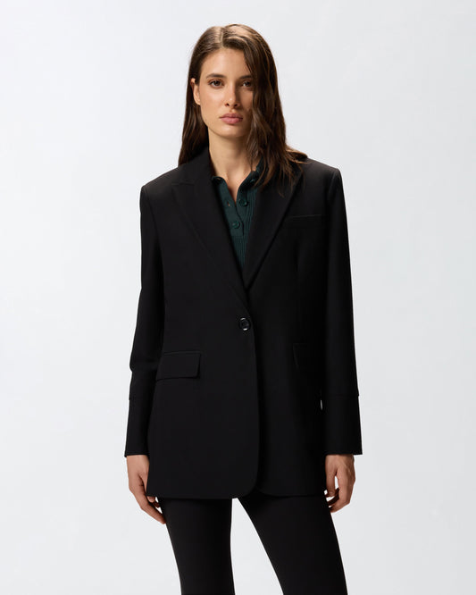 Oversized stretch blazer