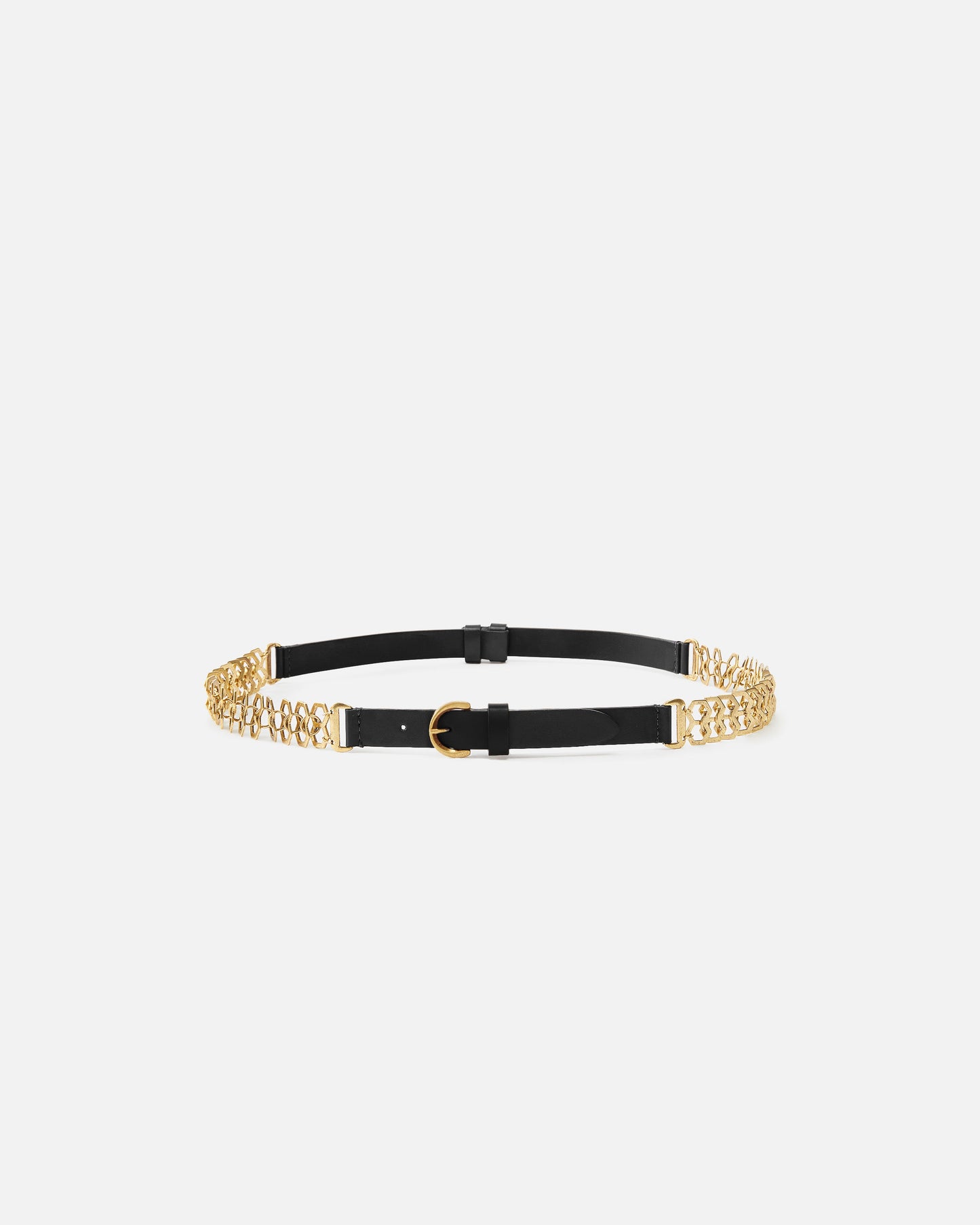 Belt with chain insert, 2 cm