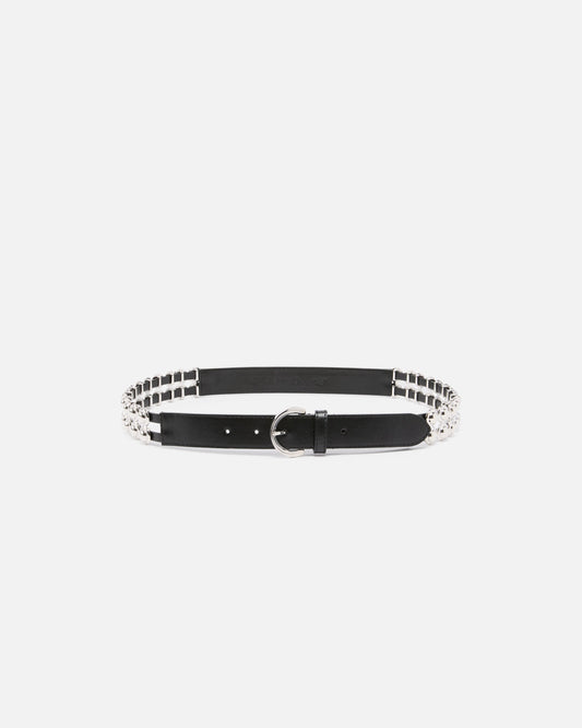 3-cm belt with studs