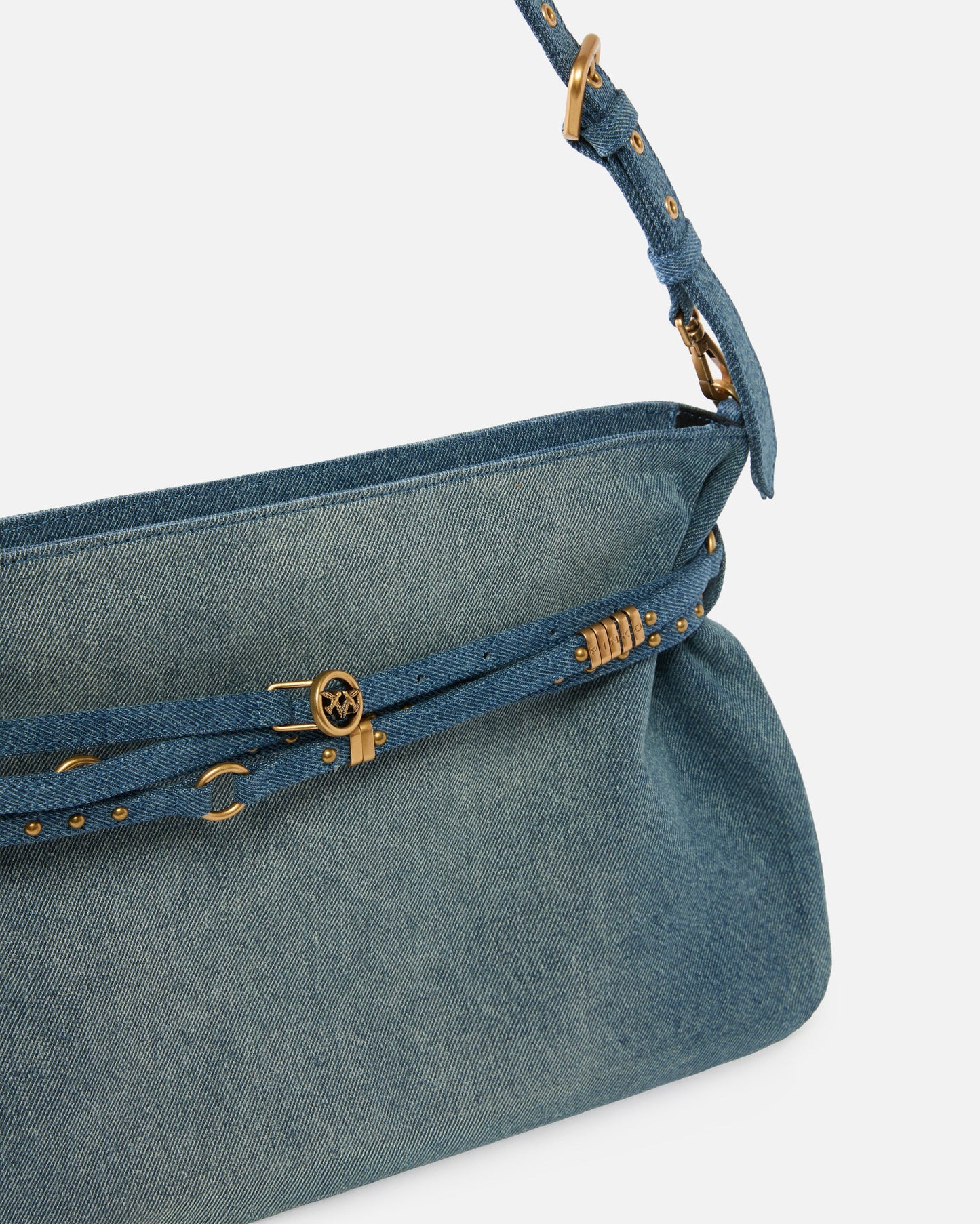 Belt Bag Big large shoulder bag in denim
