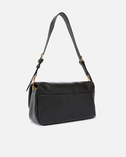 Love Bag Click Soft Horizontal Handle medium crossbody bag in leather