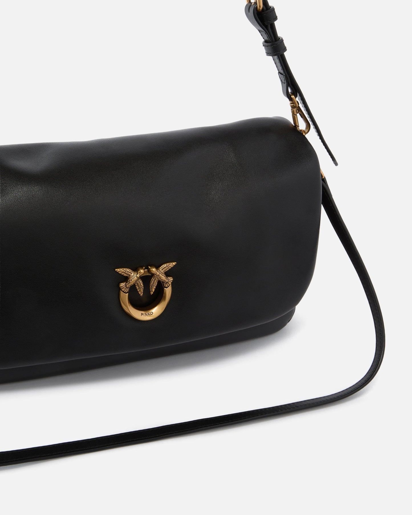 Love Bag Click Soft Horizontal Handle medium crossbody bag in leather