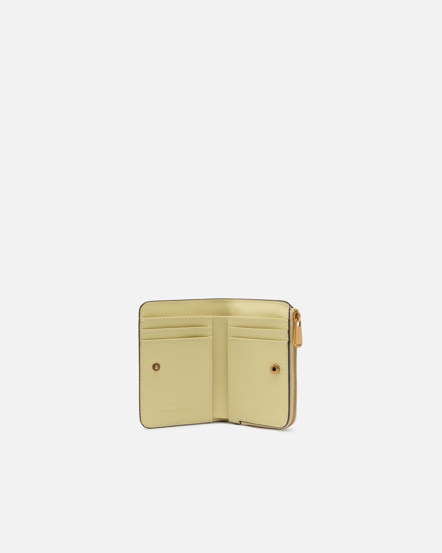 Mini wallet in leather with Love Birds