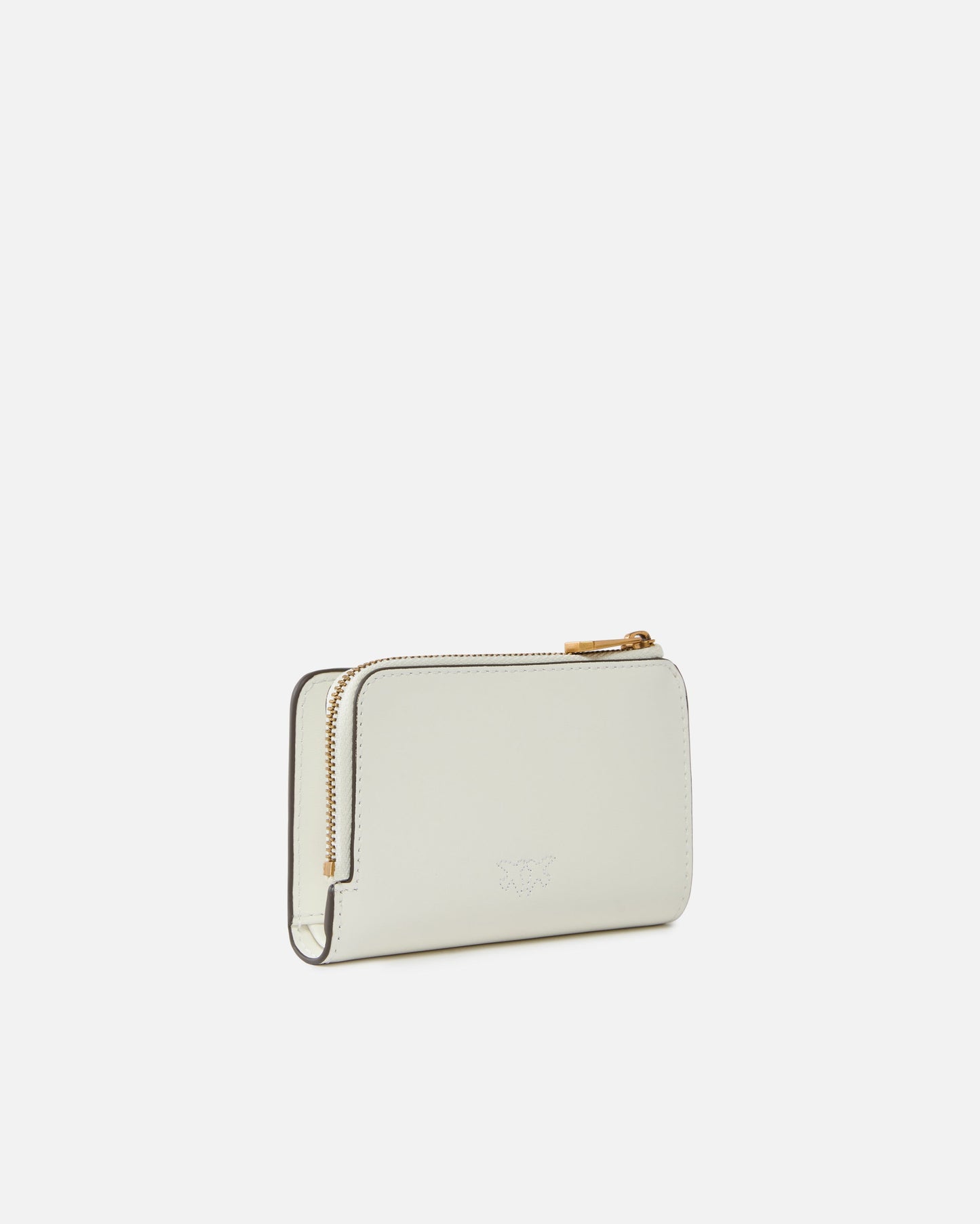 Mini wallet in leather with Love Birds