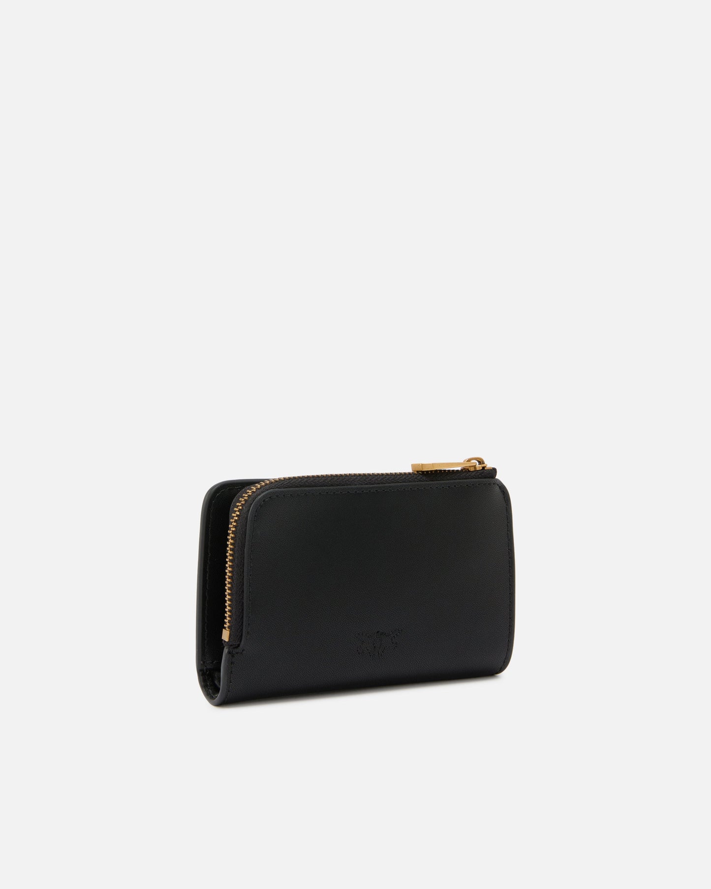 Mini wallet in leather with Love Birds