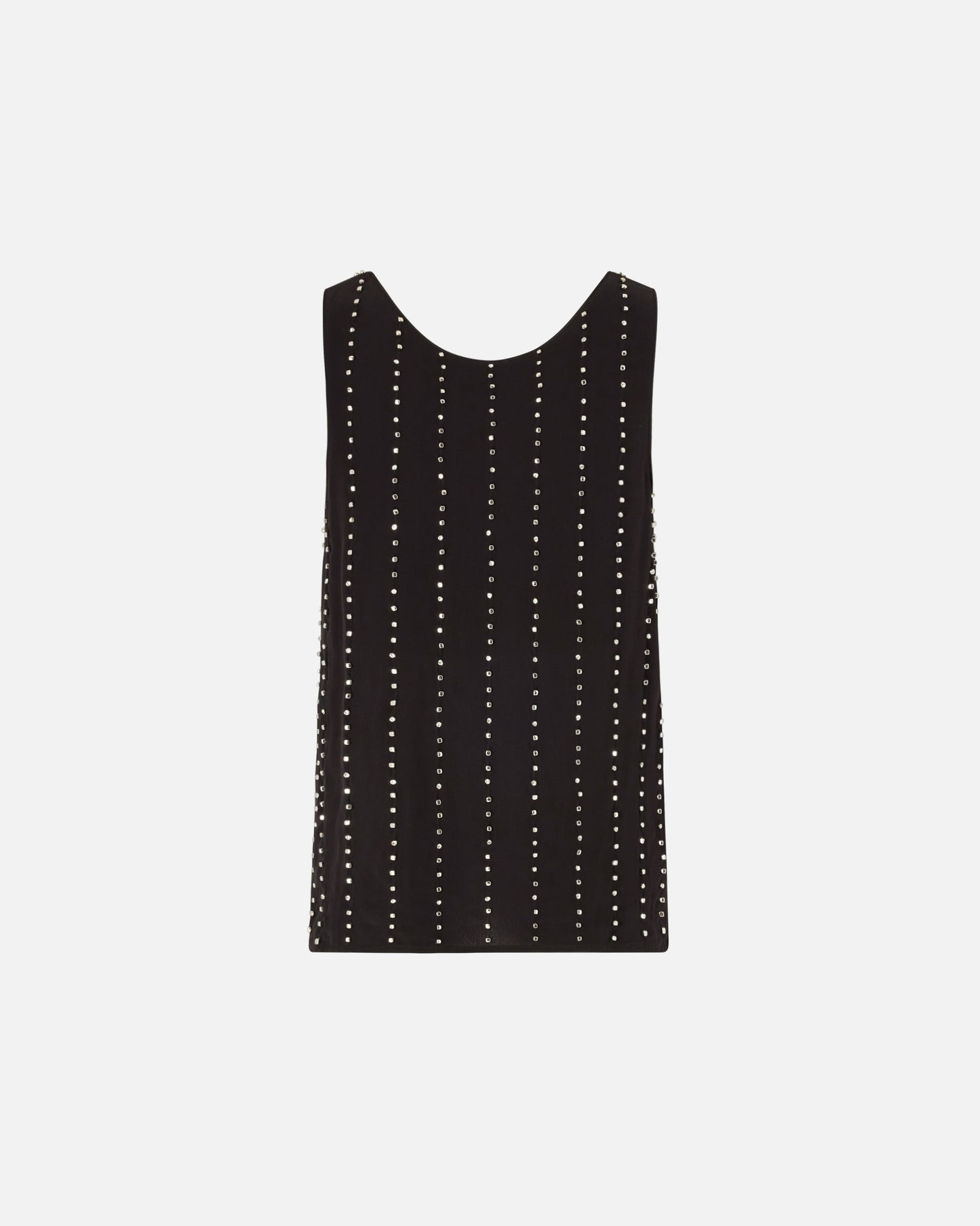 Vest top with jewel stripes