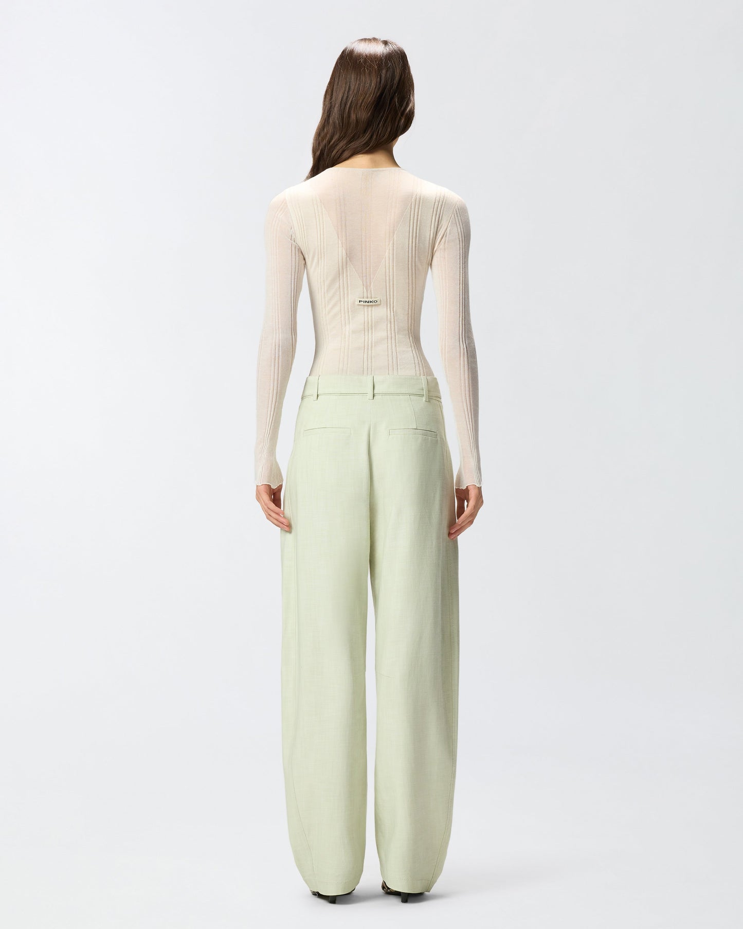 Bodysuit with sheer details