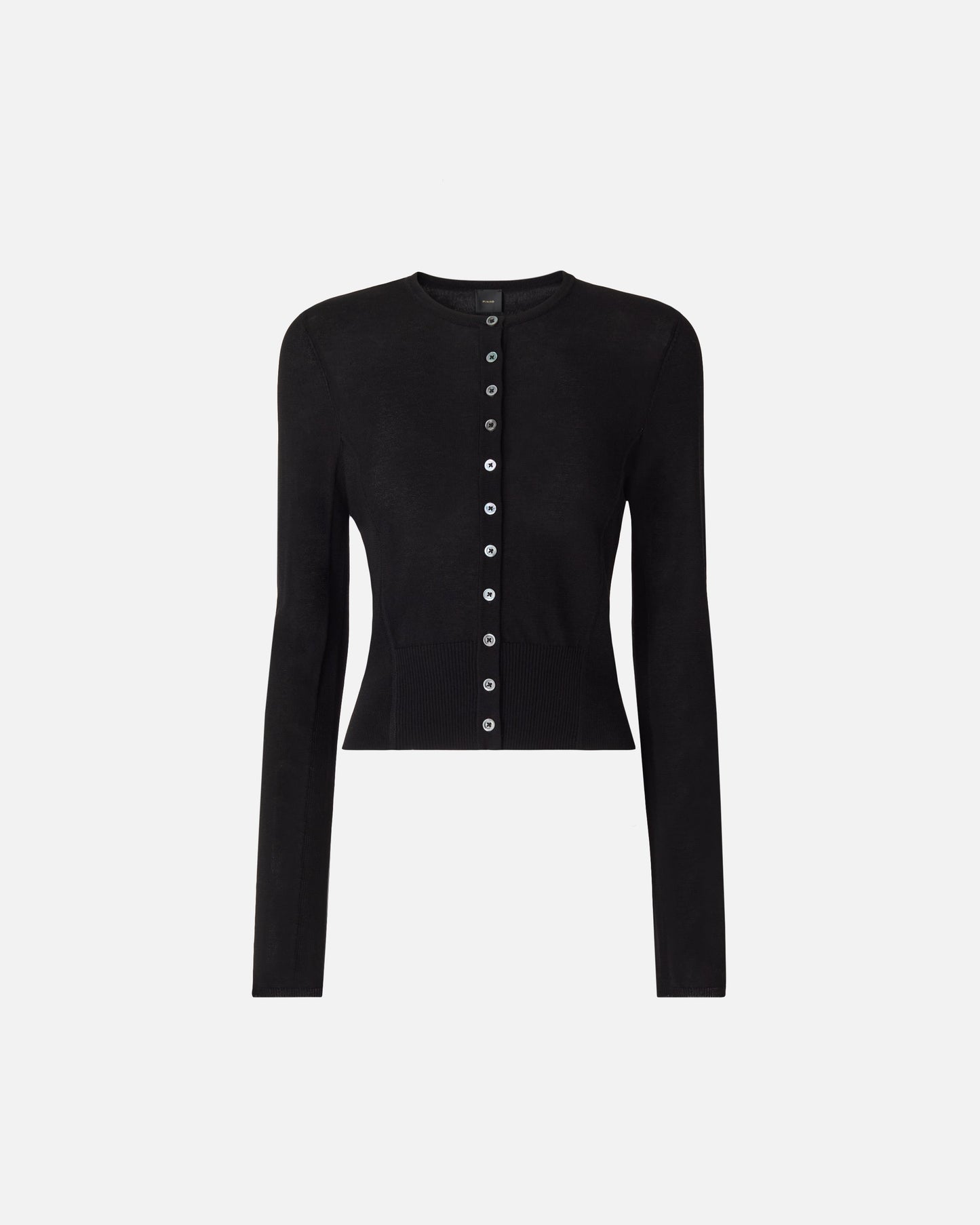 Cardigan with mother-of-pearl buttons