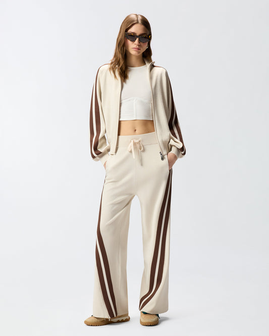 Sporty trousers with bands