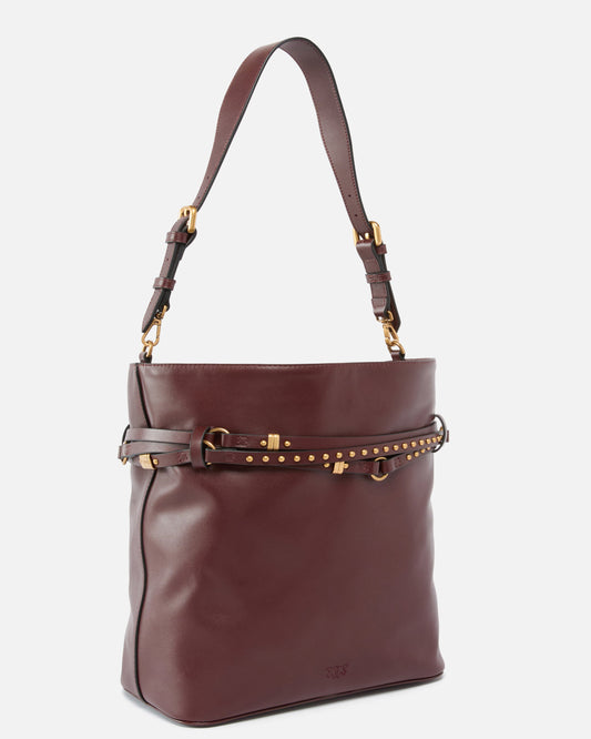 Bucket Belt Bag medium shoulder bag in leather