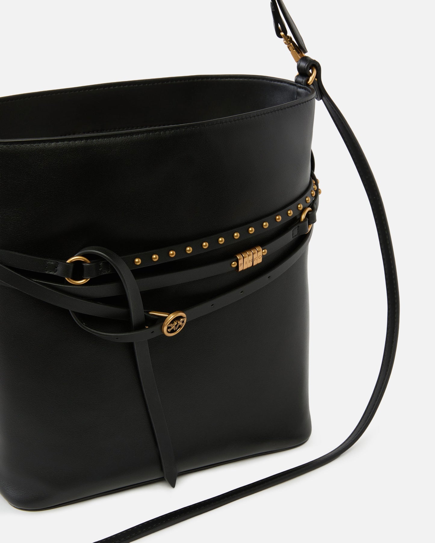 Bucket Belt Bag medium shoulder bag in leather