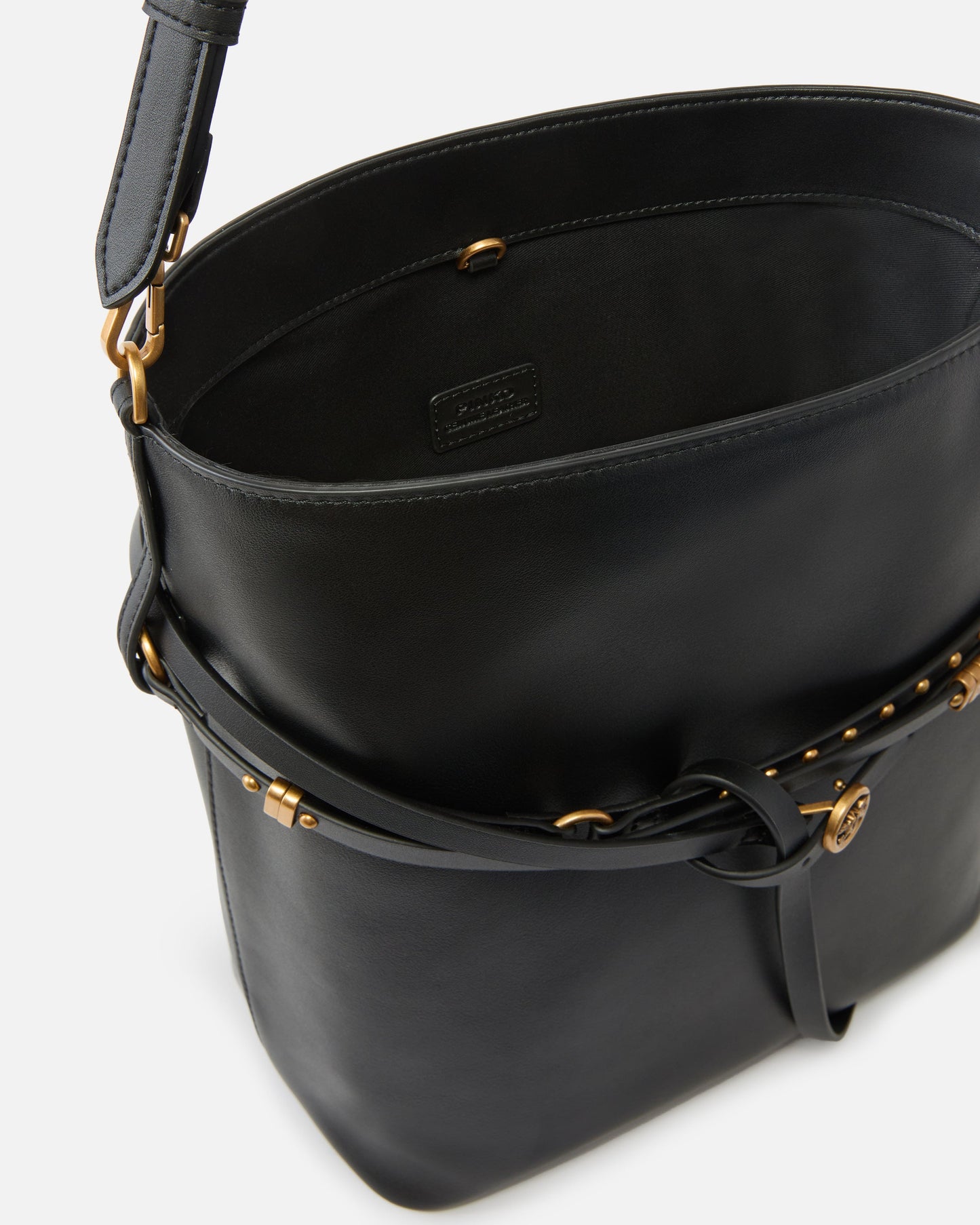 Bucket Belt Bag medium shoulder bag in leather