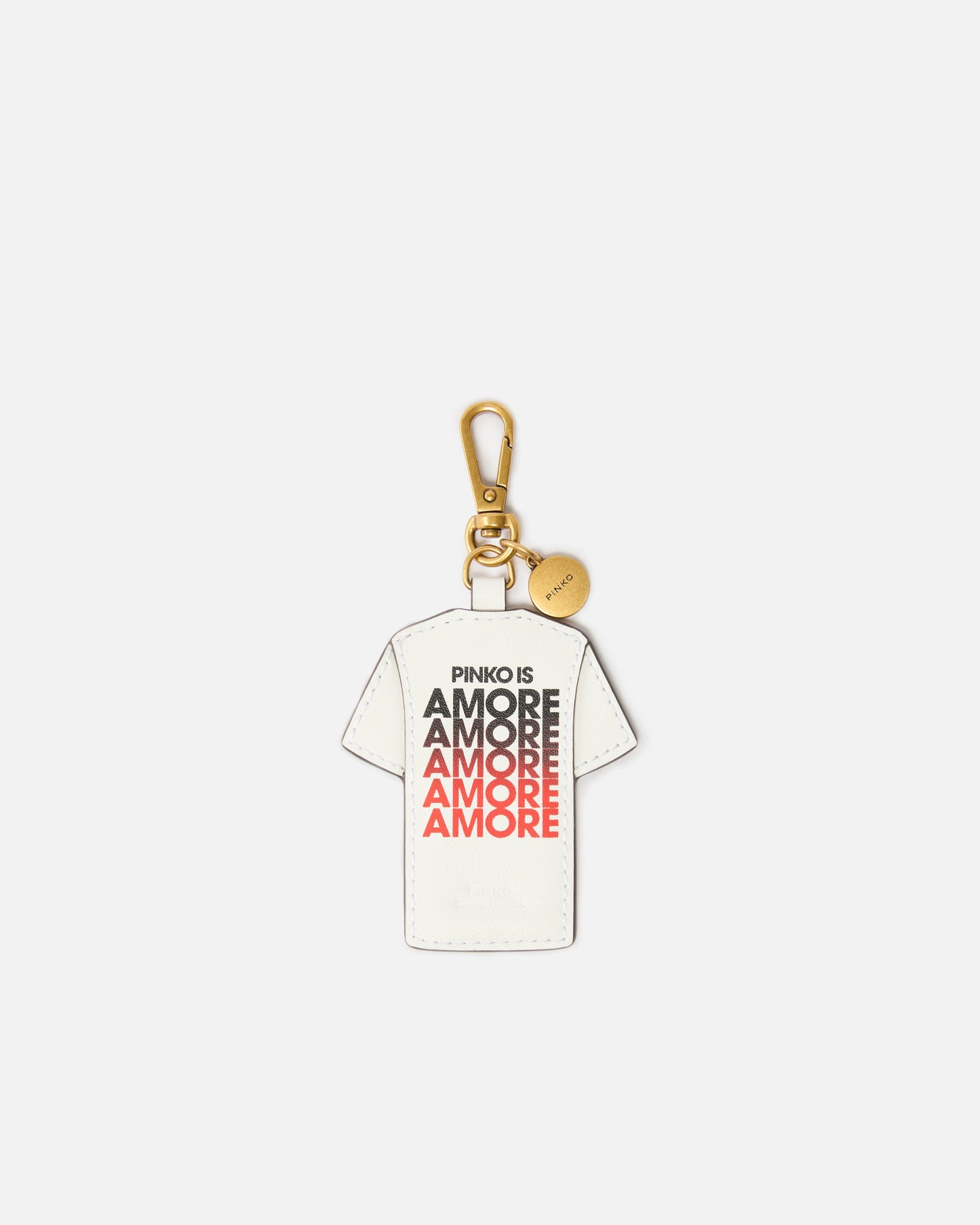 logo Is Amore T-shirt charm keyring