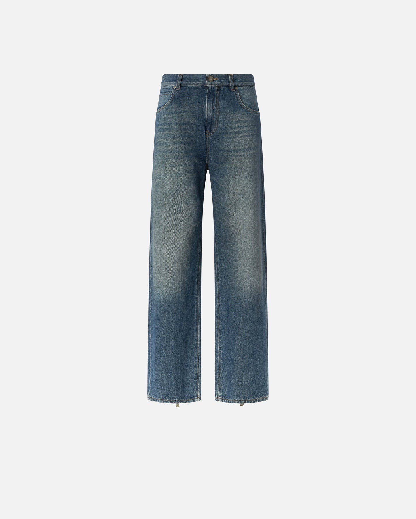 Loose-fit jeans with rear zips