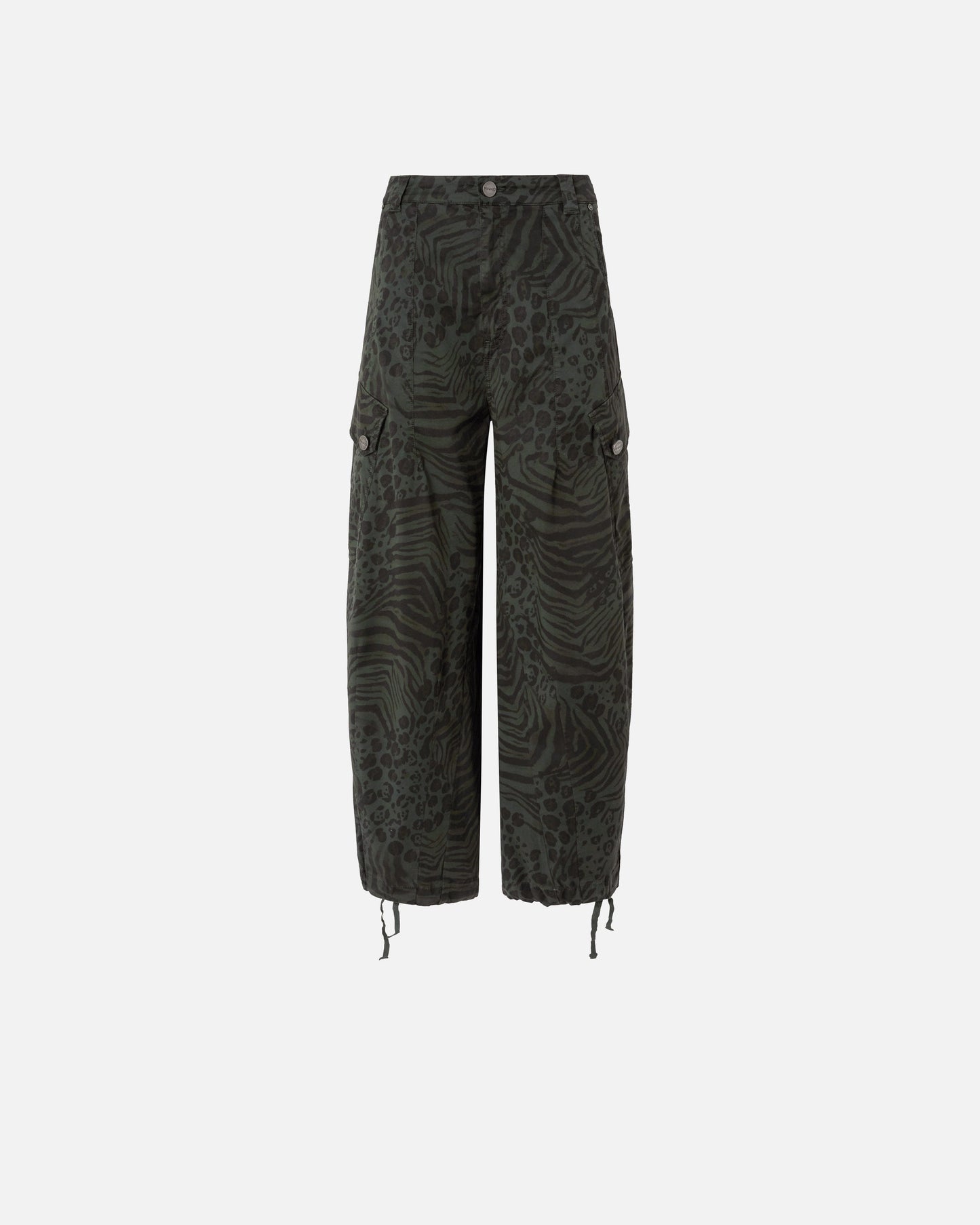 Balloon trousers with animal motif