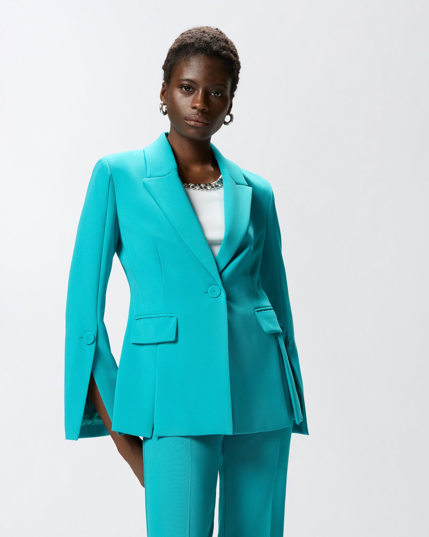 Jacket in technical canvas
