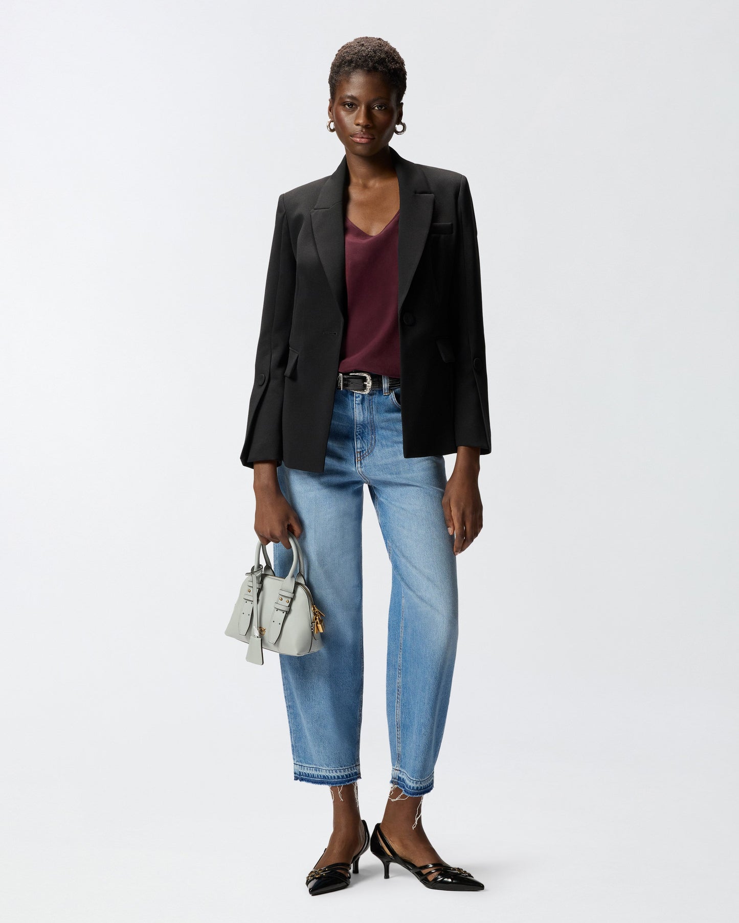 Jacket in technical canvas